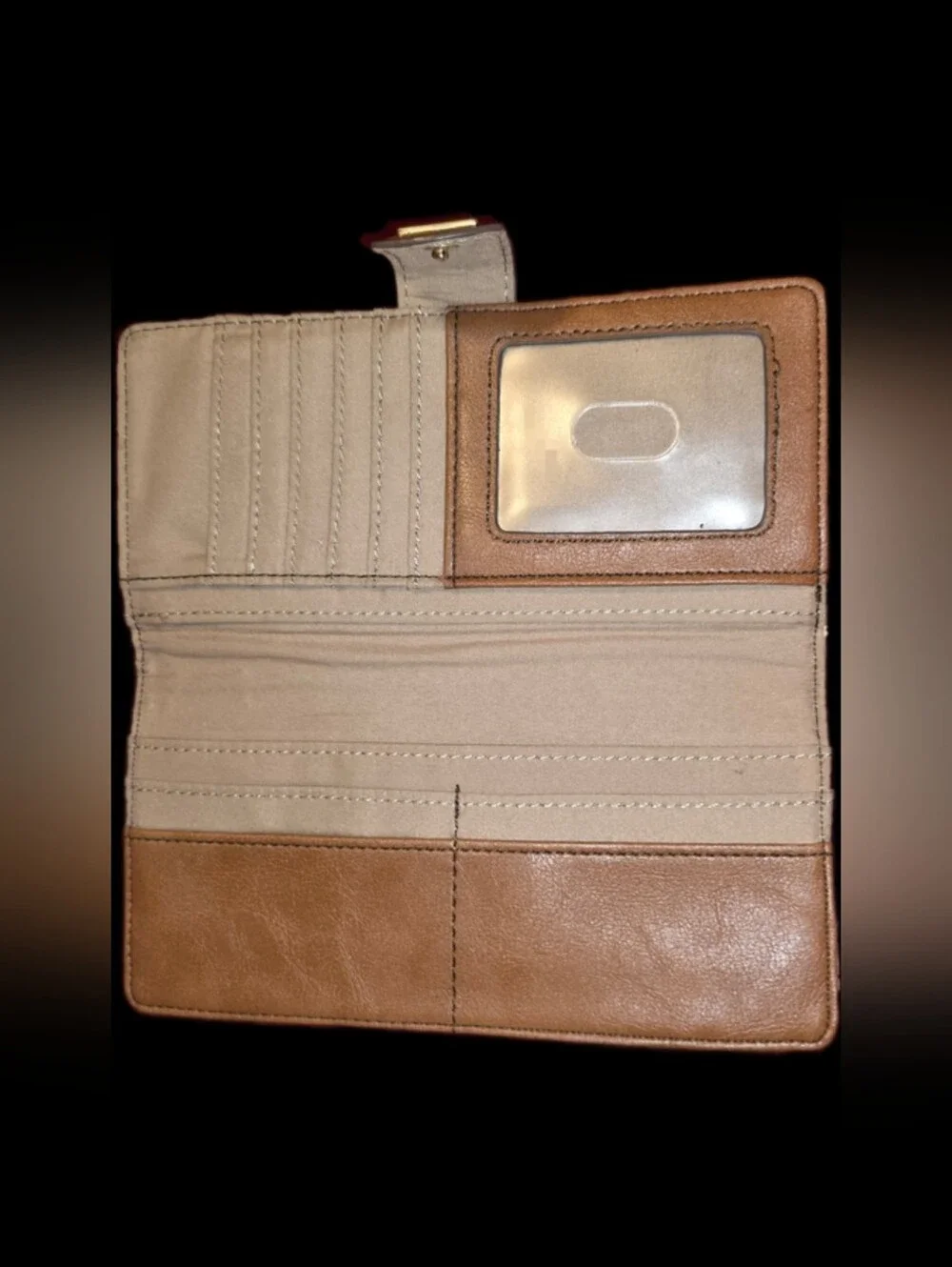 Floral Leaf Applique Relic Wallet
